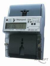 Изображения товара Счетчик Меркурий 206 RN 5-60А/230В (мнтар.) ЖКИ (DIN)