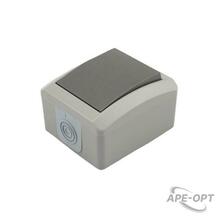 Изображения товара Переключатель проходной INDUSTRIAL IP54, о/у, серый | KR-78-0610 | Kranz