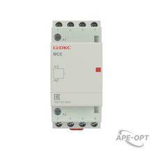 Изображения товара Контактор модульный YON max MCE 4п 25A 240В 4НО | MCE-25-40-A240 | DKC