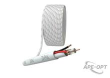 Изображения товара Кабель для аналогового видеонаблюдения K-0.75-PVC КВК-В-2 +2x0,75 мм², бухта 200 метров, белый | Б0052734 | ЭРА
