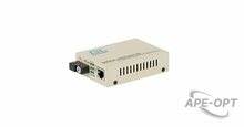 Изображения товара GL-MC-UTPF-SC1G-18SM-1310 - Медиаконвертер GIGALINK UTP, 100/1000Мбит/c, WDM, LFP, SM, SC, Tx:1310/Rx:1550, 18 дБ (до 20 км)