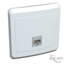 Изображения товара Этюд Белый С/У Розетка компьютерная 1-ая кат.5e (RJ45) | KOMC-001B | SE