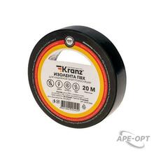 Изображения товара Изолента ПВХ 0,13х15 мм, 20 м, черная | KR-09-2606 | Kranz