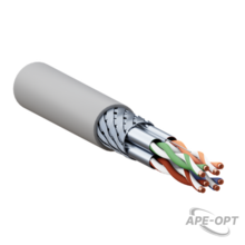 Изображения товара Кабель витая пара TERACOM CS Cat.6A S/FTP 4 пары solid 0,57мм оболочка LSZH нг(А)-HF цвет серый (упак