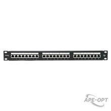 Изображения товара Патч-панель TERACOM PRO 19'' Cat.5E 1U полный экран STP 24 порта RJ-45 Dual IDC с органайз.| TRP-PPNL-5ESTP-1U24 | EKF