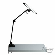 Изображения товара Светильник светодиодный ULM-D116 18W/3000-6500K/DIM BLACK настольный на струбцине сенсорный выкл