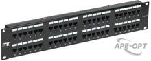 Изображения товара 2U патч-панель кат.5Е UTP, 48 портов (Dual) | PP48-2UC5EU-D05 | ITK