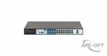 Изображения товара GL-SW-G205-24P - Коммутатор GIGALINK, WEB Smart управляемый, 24 PoE (802.3af/at) портов 10/100/1000Мбит/с 8 до 250 метров cat.6, 2*SFP 1000Мбит/с, 400Вт APO&R