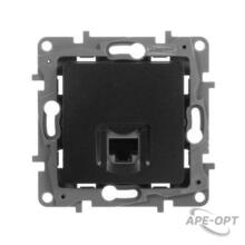 Изображения товара Etika Антрацит Розетка компьютерная 1-ая RJ45, категория 5е UTP | 672641 | Legrand