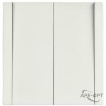 Изображения товара FORTE&PIANO Выключатель 2-клавишный перекрестный 10А FP209M белый | FP-V23-0-10-1-M-K01 | IEK