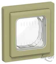 Изображения товара FLITE Рамка 1-местная IP55 Рпро-1-55-ФлО оливковый | FI-M10-32-55-K26 | IEK