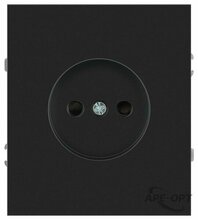 Изображения товара Розетка Arktik 16-2106-05 без заземления 2P 16А-250В антрацит | Б0071677 | ЭРА