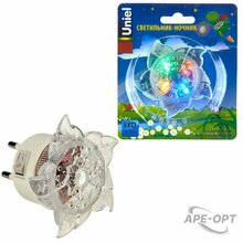 Изображения товара Светильник-ночник DTL-308-Цветок/RGB/4LED/05W выключатель на корпусе | 10320 | Uniel