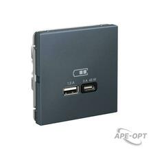 Изображения товара ArtGallery Грифель Розетка USB A + тип-C 45Вт высокоскор.заряд