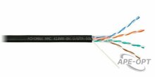 Изображения товара NMC 4100B-BK - Кабель NIKOMAX U/UTP, 4 пары, Кат.5e, полиэтилен, внеш., черный, 305м