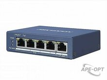 Изображения товара Неуправляемый PoE коммутатор DS-3E0505P-E/M 4 порта