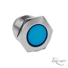 Изображения товара Лампа синяя сигнальная S-Pro67 19 мм 24В PROxima | s-pro67-342 | EKF
