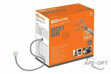 Изображения товара Кабель витая пара F/UTP Cat 5e 4х2х24AWG (305м) solid, ПВХ, серый | SQ0107-0102 | TDM
