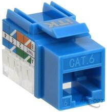 Изображения товара Модуль Keystone Jack кат.6 UTP 110 IDC 90град синий | CS1-1C06U-11-03 | ITK