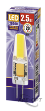 Изображения товара Лампа светодиодная LED 2,5Вт G4 12В 3000К PLED-G4 COB (LED driver!) капсульная | 2855749 | Jazzway