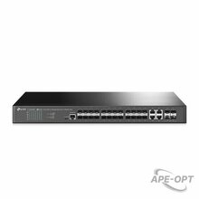 Изображения товара TL-SG3428XF - Коммутатор TP-Link JetStream 24‑портовый гигабитный управляемый уровня 2+ с 4 SFP+ слотами 10GE