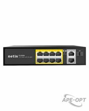 Изображения товара P110GH - Коммутатор Netis неуправляемый, настольный, 100 Мбит/сек, 10 port, SFPx1, PoE, бюджет PoE 100 Вт