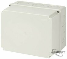 Изображения товара Распаячная коробка ЭРА KORv-240-195-165-44 ОП серая 240х195х165мм на винтах d25-3шт d32-2шт IP44 | Б0071923 | ЭРА