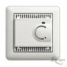 Изображения товара W59 Белый Регулятор теплого пола с датчиком +5 до +50°C, 10А (в сборе) | TES-151-18 | SE