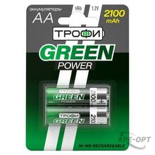 Изображения товара Аккумулятор HR6-2BL 2100 mAh (20/240/14400) (AA) | C0032099 | ТРОФИ