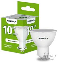 Изображения товара Лампа светодиодная PAR16 софит 10Вт 230В 4000К GU10 | LL-PAR16-10-230-40-GU10-G | GENERICA