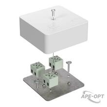 Изображения товара Коробка огнестойкая для кабель-канала Е15-Е120 75х75х30 IP42 6p, 2.5 мм.кв.| 40-0450-FR2.5-6 | Промрукав