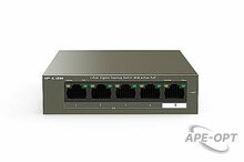 Изображения товара IP-COM G1105P-4-63W - Коммутатор PoE неуправляемый 5 портовый