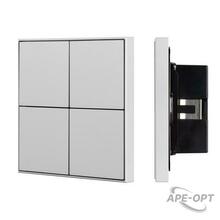 Изображения товара INTELLIGENT ARLIGHT Кнопочная панель KNX-304-23-IN Silver (BUS, Frame) (IARL, IP20 Металл, 2 года) | 039666 | Arlight