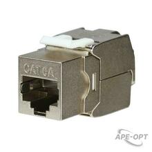 Изображения товара Модуль Keystone, Jack RJ-45(8P8C), FTP экранированный, CAT 6A, тип 180 градусов, самозажимной REXANT PRO | 02-0361 | REXANT