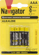 Изображения товара Элемент питания NBT-NPE-LR03-BP4 | 61462 | Navigator