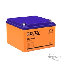 Изображения товара DTM 1226 - Аккумуляторная батарея Delta (12V / 26Ah)