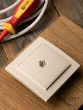 Изображения товара Минск Розетка RJ-45 2-местная СП бежевая EKF|ERK02-035-20|EKF