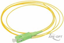 Изображения товара Оптический пигтеил,(SM), 9/125 (OS2), SC/APC, LSZH, 1,5м | FPT09-SCA-C1L-1M5 | ITK