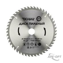 Изображения товара Диск пильный 254 мм х 48 зуб х 32/30 мм | KR-92-0130 | Kranz