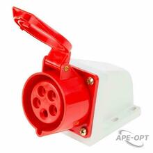 Изображения товара Розетка 115 стационарная 3Р+РЕ+N 16А 380В IP44 | 11-8911 | REXANT