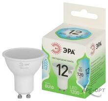 Изображения товара Лампа светодиодная GREEN LINE LED MR16-12W-840-GU10 GL GU10 12 Вт софит яркий белый свет | Б0066994 | ЭРА