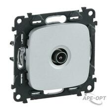 Изображения товара Valena ALLURE DIY Алюминий Розетка TV проходная, 1,5дБ/14дБ 0-2400 МГц | 753961 | Legrand