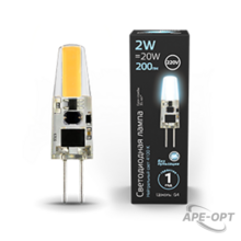 Изображения товара Лампа светодиодная LED 2Вт G4 AC220-240В 4100К | 107707202 | Gauss