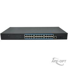 Изображения товара Osnovo SW-72402/L2 - Управляемый (L2+) коммутатор Gigabit Ethernet на 26 портов.Порты: 24 x GE (10/100/1000Base-T) + 2 x GE SFP (1000Base-X)