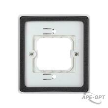 Изображения товара Simon 44 Aqua Основание под 1-местную рамку, IP55, скрытый монтаж, 95х104мм, S44 Aqua, серый | 4400610-035 | Simon