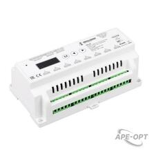 Изображения товара NTELLIGENT ARLIGHT Релейный модуль SMART-SWITCH-708-82-D2-DIN (230V, 8x10A, DALI, DMX512) (IARL, IP20 Пластик, 5 лет) | 046489 | Arlight