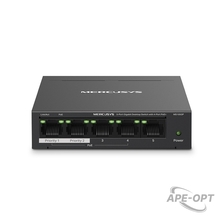 Изображения товара MS105GP - 5-портовый настольный гигабитный коммутатор с 4 портами PoE+