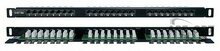 Изображения товара PPHD-19-24-8P8C-C5E-110D - Патч-панель высокой плотности 19" Hyperline, 0.5U, 24 порта RJ-45, категория 5E, Dual IDC