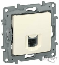 Изображения товара Etika Слоновая кость Розетка компьютерная RJ45 кат.6 UTP | 6723531 | IEK