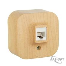 Изображения товара Quteo Сосна Розетка RJ11 | 782274 | Legrand